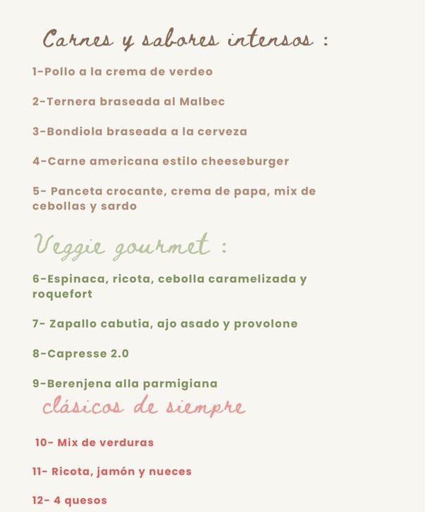 DISEÑO DE SABORES (EBook Rellenos de Pasta para emprendedores)