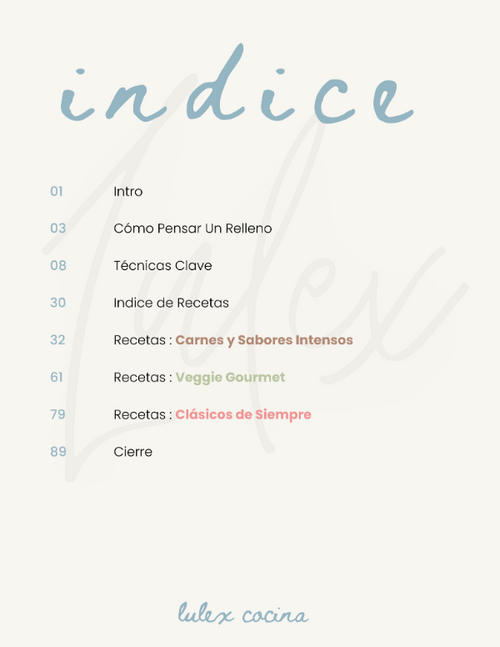DISEÑO DE SABORES (EBook Rellenos de Pasta para emprendedores)